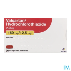 Valsartan hyd 160 12 5mg vts cpr30 - La Grande Pharmacie