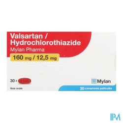 Valsartan hyd 160 12 5mg vts cpr30 - La Grande Pharmacie