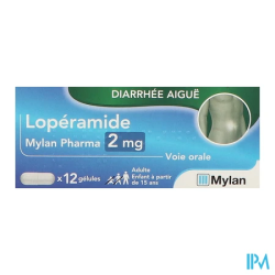 Loperamide 2mg vts cons gelule 12 - La Grande Pharmacie