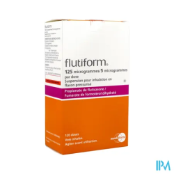 Flutiform 125 5mcg susp inh 120 d - La Grande Pharmacie