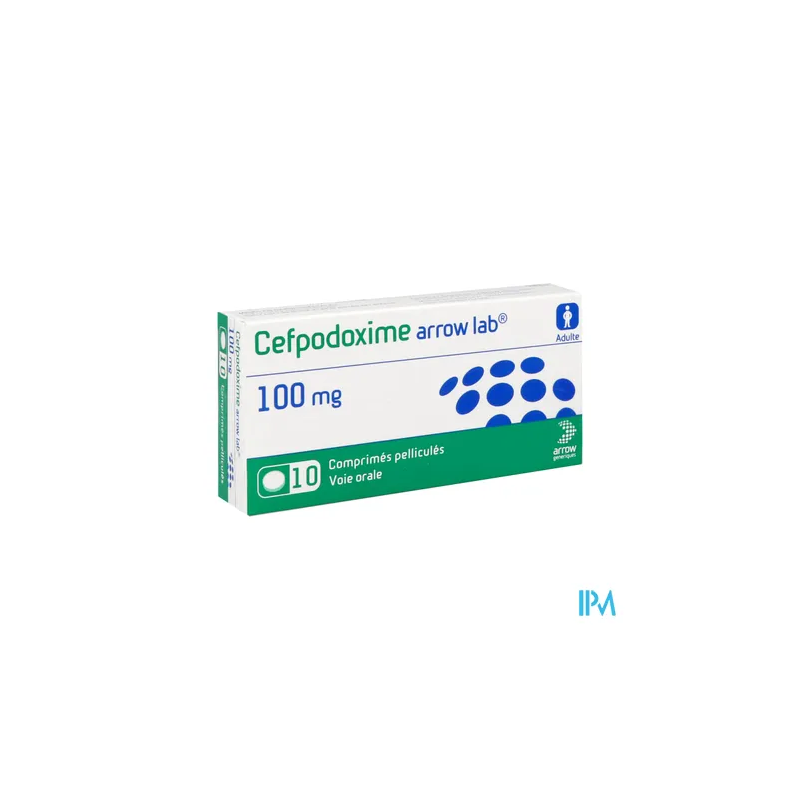 Cefpodoxime 100mg arrow cpr 10 - La Grande Pharmacie
