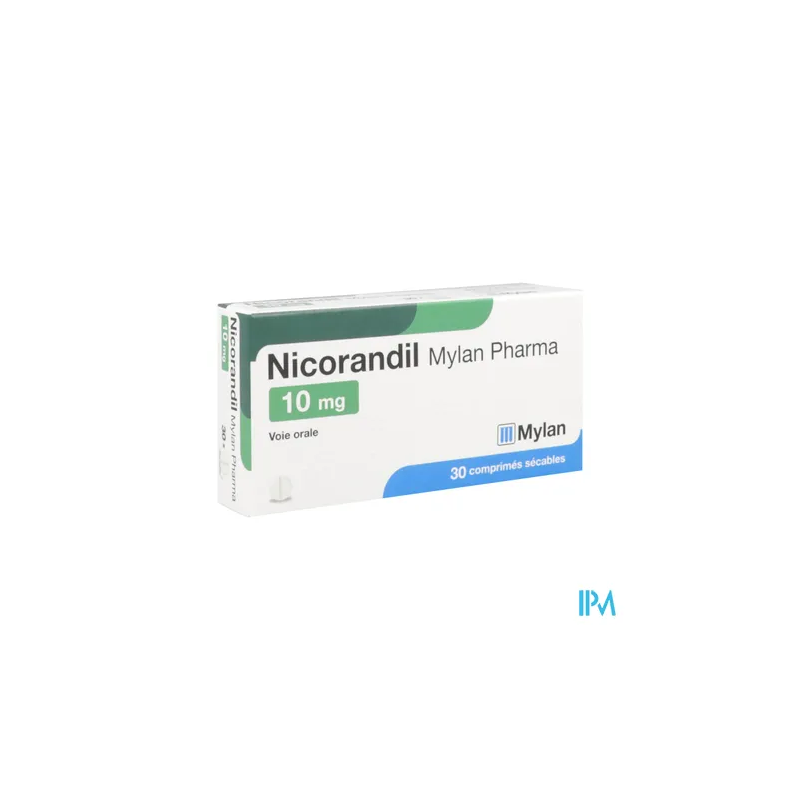 Nicorandil 10mg viatris cpr sec 30 - La Grande Pharmacie