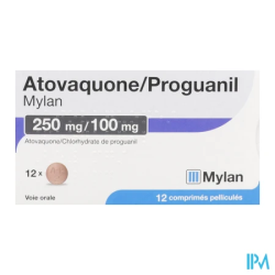 Atovaqu prog 250 100mg vts cpr12x1 - La Grande Pharmacie