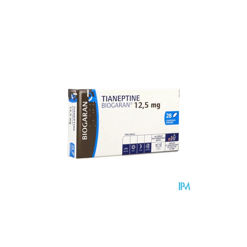 TIANEPTINE 12,5MG BIOGARAN CPR 28