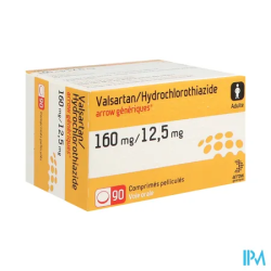 VALSARTAN/HYD 160/12,5MG ARW CPR90