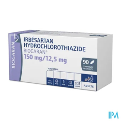 IRBESARTAN/HYD 150/12,5MG BGR CP90
