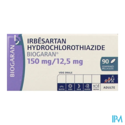 IRBESARTAN/HYD 150/12,5MG BGR CP90