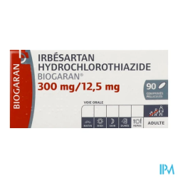IRBESARTAN/HYD 300/12,5MG BGR CP90