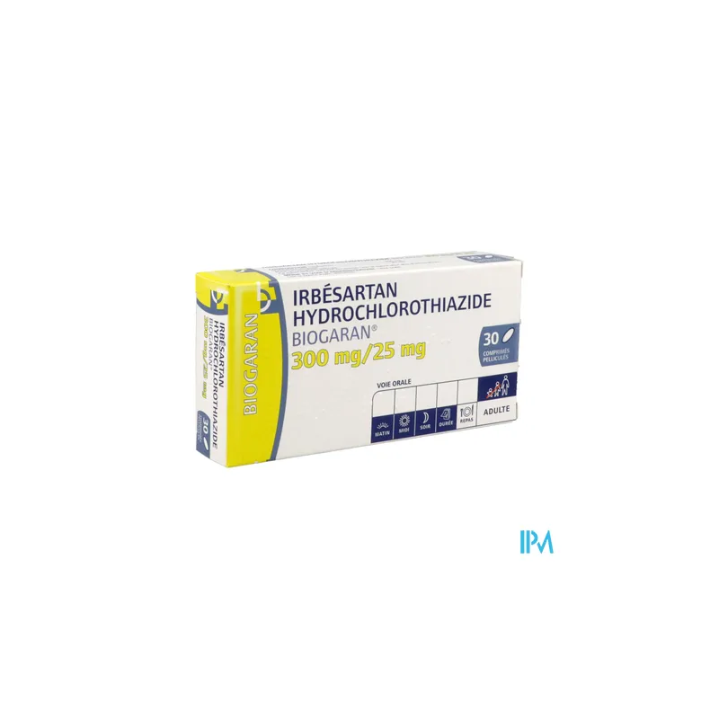 IRBESARTAN/HYD 300/25MG BGR CP30