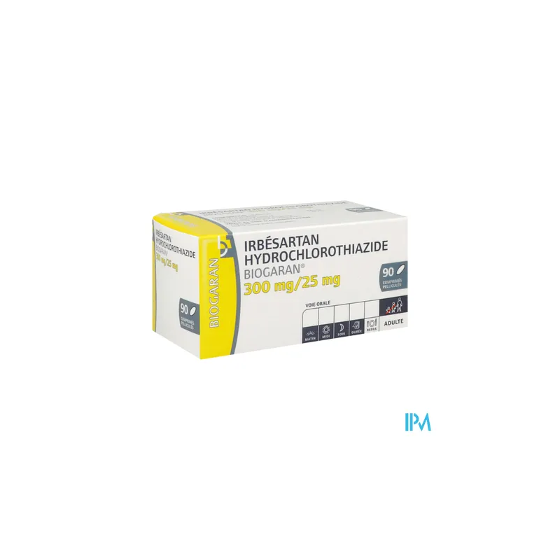 IRBESARTAN/HYD 300/25MG BGR CP90