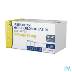 IRBESARTAN/HYD 300/25MG BGR CP90