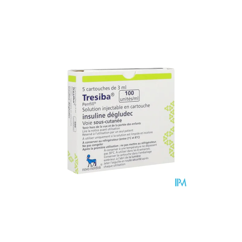 TRESIBA PENFILL 100U/ML CART 3ML 5