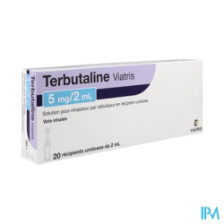 TERBUTALINE 5MG/2ML VTS DOSE 20