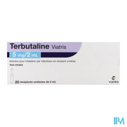 TERBUTALINE 5MG/2ML VTS DOSE 20