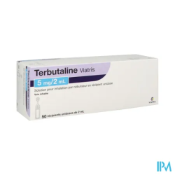 TERBUTALINE 5MG/2ML VTS DOSE 50