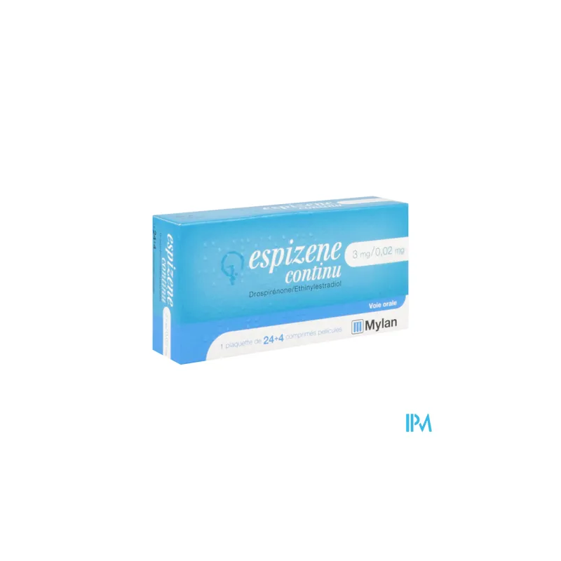 ESPIZENE CONTINU 3/0,02MG 1X24+4