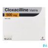 CLOXACILLINE 500MG VIATRIS GEL 16