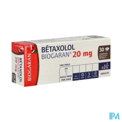 BETAXOLOL 20MG BIOGARAN CPR SEC 30