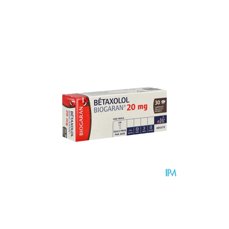 BETAXOLOL 20MG BIOGARAN CPR SEC 30