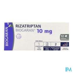 RIZATRIPTAN 10MG BIOG CPR OROD 12