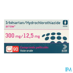 IRBESARTAN/HYD 300/12,5MG ARW CP90