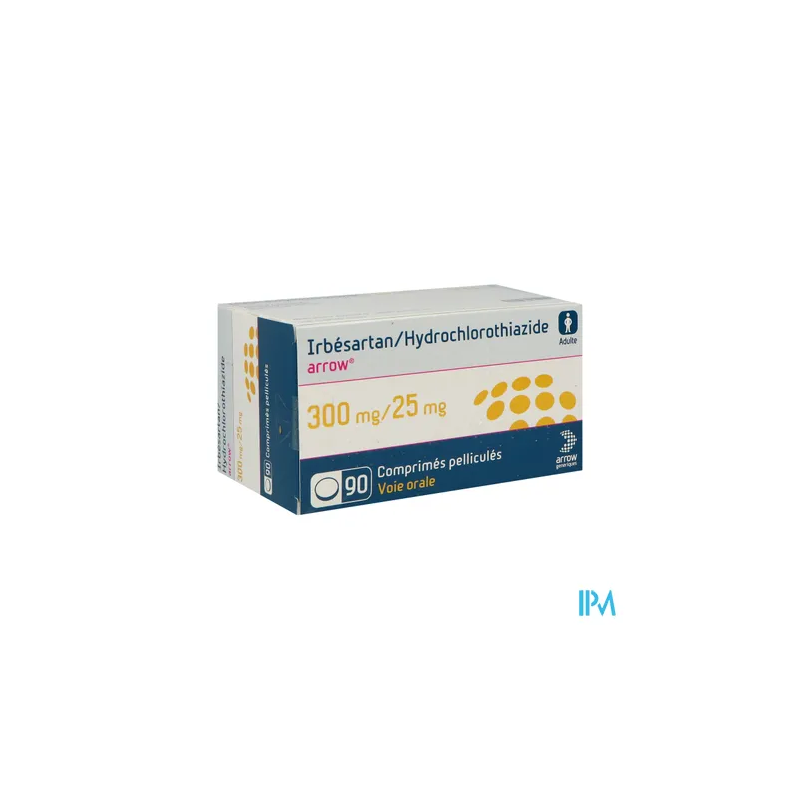 IRBESARTAN/HYD 300/25MG ARW CP90