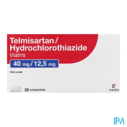 TELMISARTAN/HYD 40/12,5MG VTS CP30