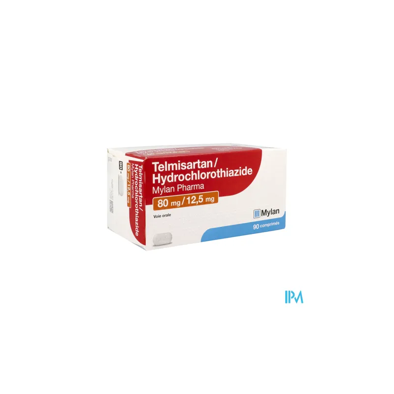 TELMISARTAN/HYD 80/12,5MG VTS CP90