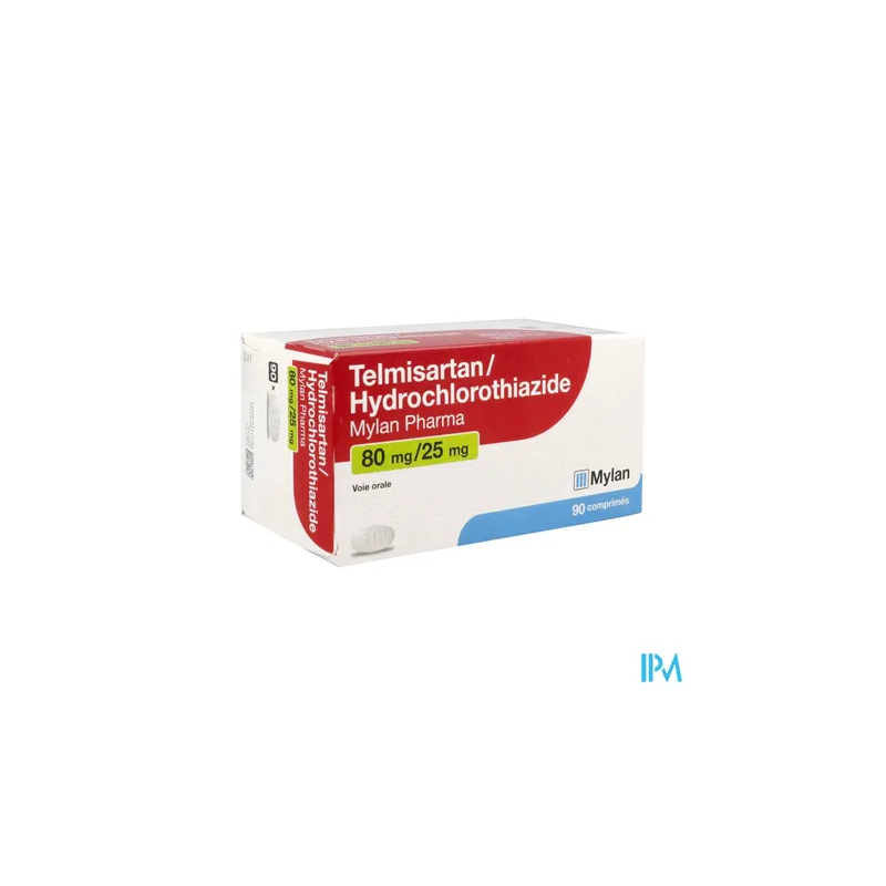 TELMISARTAN/HYD 80/25MG VTS CPR 90