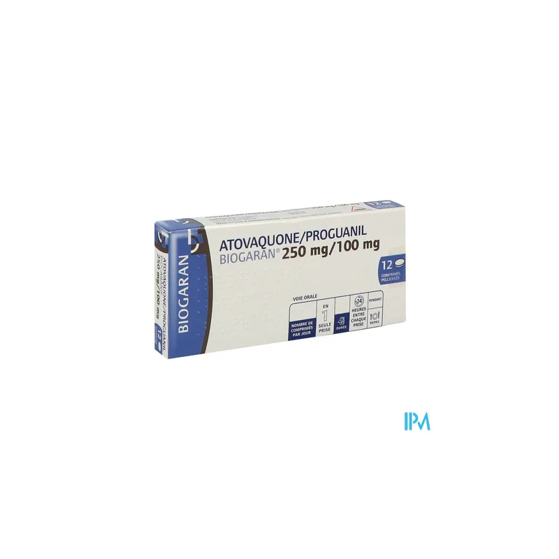 ATOVAQU/PROG 250/100MG BIOG CPR12