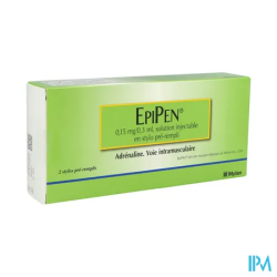 EPIPEN 0,15MG/0,3ML STYLO IM 2