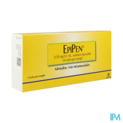 EPIPEN 0,3MG/0,3ML STYLO IM 2