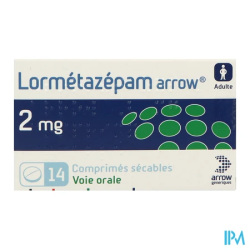 LORMETAZEPAM 2MG ARROW CPR SEC14