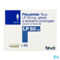 FLECAINIDE LP 50MG TEVA GEL 30