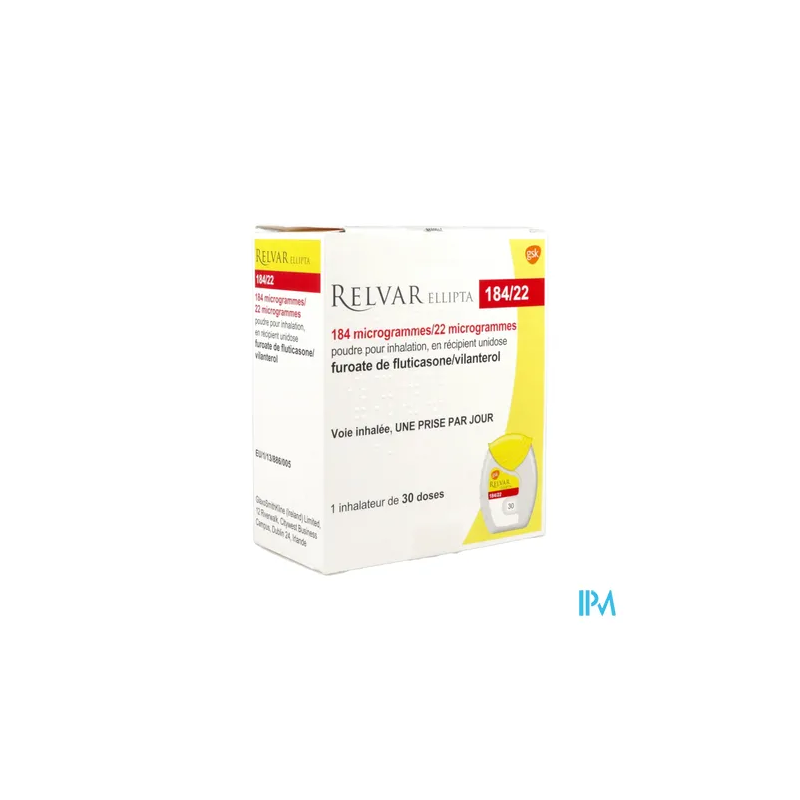 RELVAR ELLIPTA 184/22MCG PD INH 30