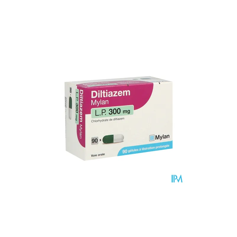 DILTIAZEM LP 300MG VIATRIS GEL 90