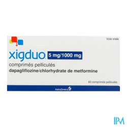 XIGDUO 5MG/1 000MG CPR 60