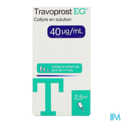 TRAVOPROST 40MCG/ML EG COL 2,5ML