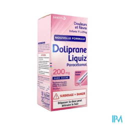 DOLIPRANELIQUIZ 200MG SACHET S/S12
