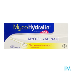 MYCOHYDRALIN 500MG CPR VAGINAL 1