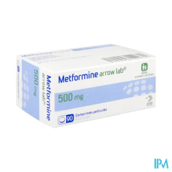 METFORMINE 500MG ARROW CPR 90
