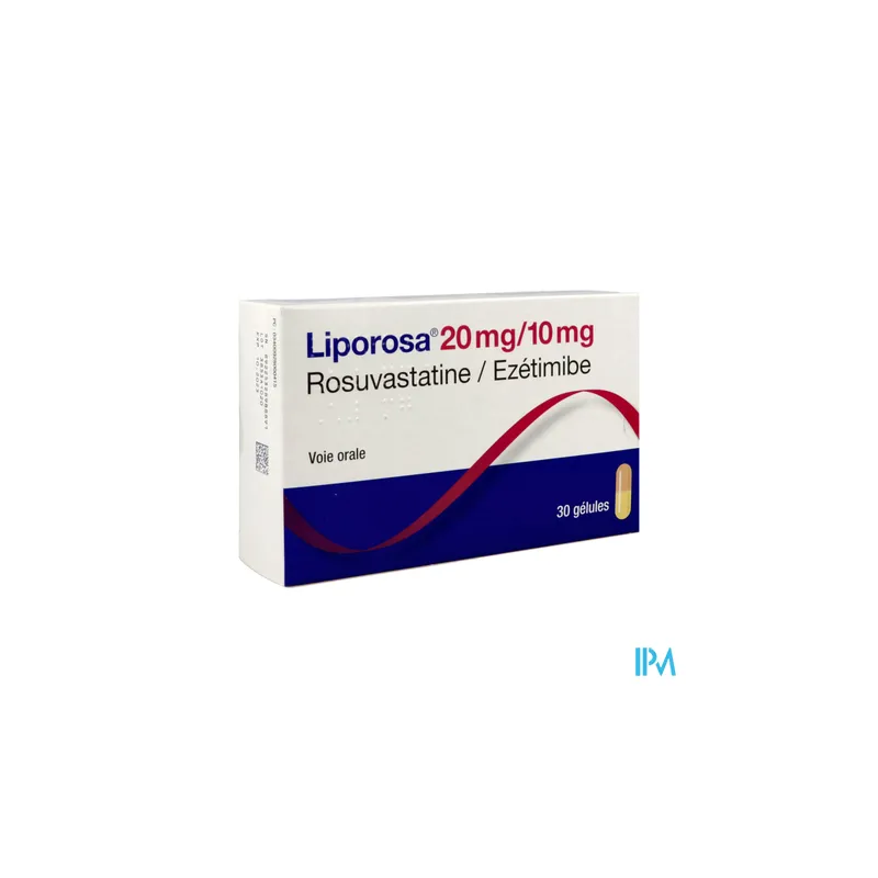 LIPOROSA 20MG/10MG GELULE 30