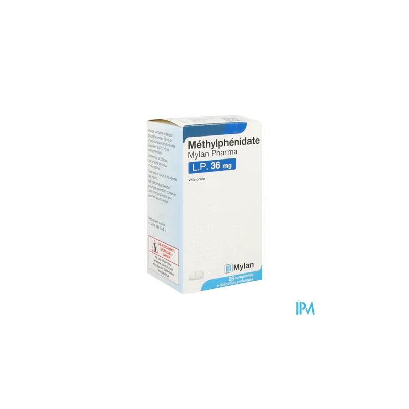 METHYLPHENIDATE LP 36MG VTS CPR28