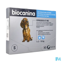 FIPRODOG 67MG SPOTON PT/CHIEN PIP3