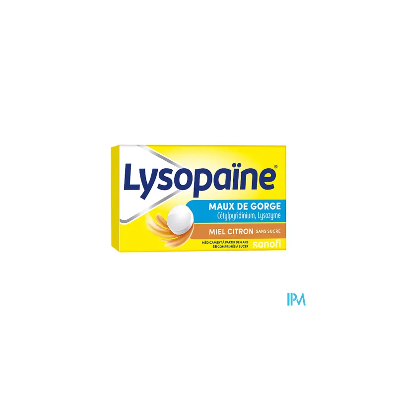 LYSOPAINE MIEL/CITRON CPR S/S18X2