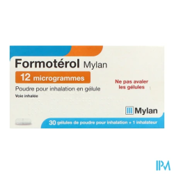 FORMOTEROL 12MCG VTS GELULE+INH 30
