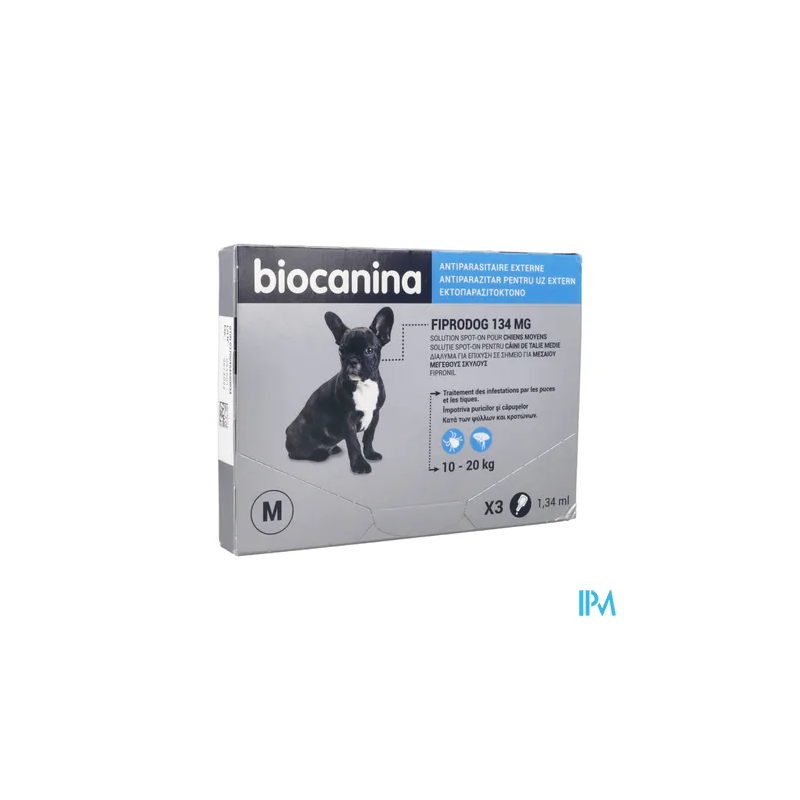 FIPRODOG 134MG SPOTON M/CHIEN PIP3