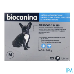 FIPRODOG 134MG SPOTON M/CHIEN PIP3