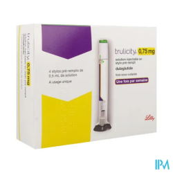 TRULICITY 0,75MG SOL SC STYLO 4