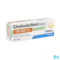 CHOLECALCIFEROL 100 000UI VTS AMP1